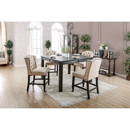 7 Pc Counter Ht Table Set - Furniture of America product image