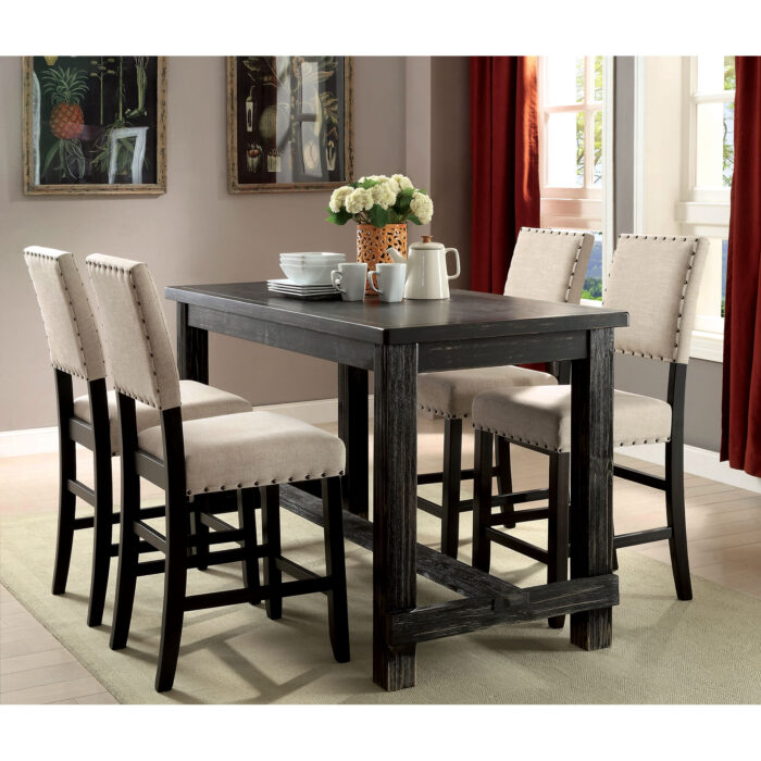 5 Pc Counter Ht Table Set - Furniture of America product image