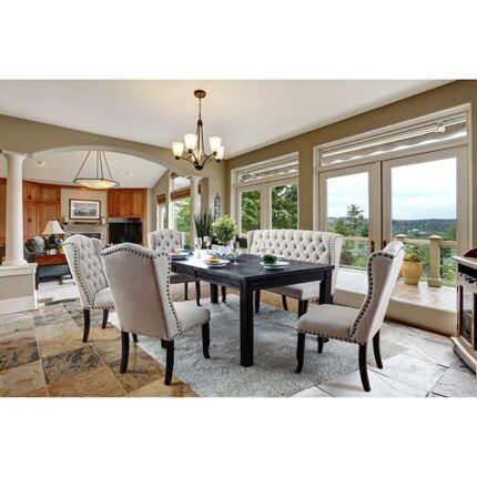9 Pc Dining Table Set - Furniture of America product image