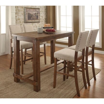 5 Pc Bar Table Set - Furniture of America product image