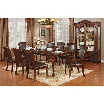 9 Pc Dining Table Set - Furniture of America product image