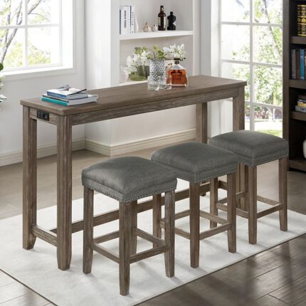 Caerleon 4 Pc. Counter Ht. Dining Set - Furniture of America product image