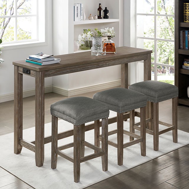 Caerleon 4 Pc. Counter Ht. Dining Set - Furniture of America product image
