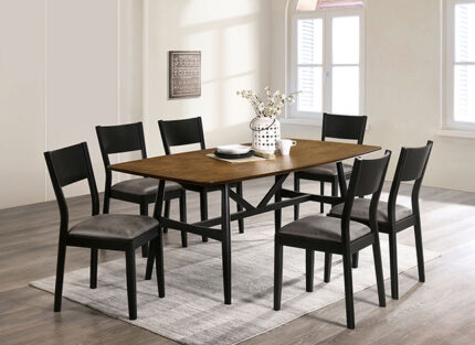 7 Pc Dining Table Set - Furniture of America product image