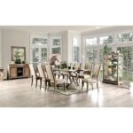 9 Pc Dining Table Set - Furniture of America product image