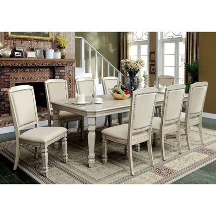 9 Pc Dining Table Set - Furniture of America product image