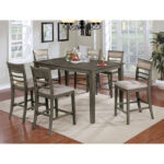 Fafnir 7 Pc. Counter Ht. Table Set - Furniture of America product image