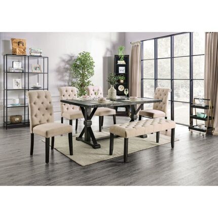 7 Pc Dining Table Set - Furniture of America product image