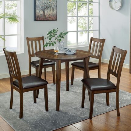 Blackwood 5 Pc. Round Table Set - Furniture of America product image