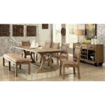 9 Pc Dining Table Set - Furniture of America product image
