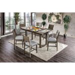 7 Pc Counter Ht Table Set - Furniture of America product image