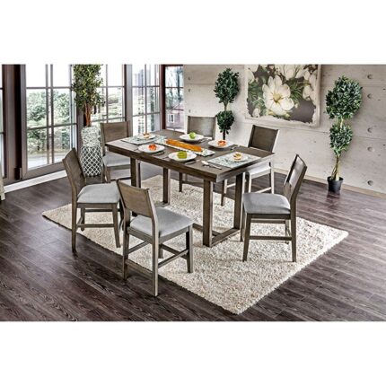7 Pc Counter Ht Table Set - Furniture of America product image