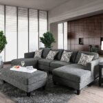 Lowry Sectional w/ Ottoman - Furniture of America product image