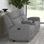 Antonius Manual Recliner Loveseat w/ Console - Furniture of America product image