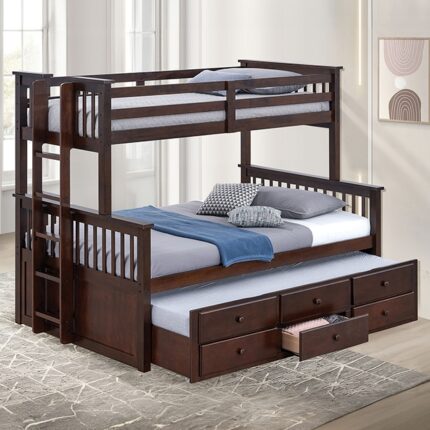 University Twin/Full Bunk Bed - Furniture of America product image