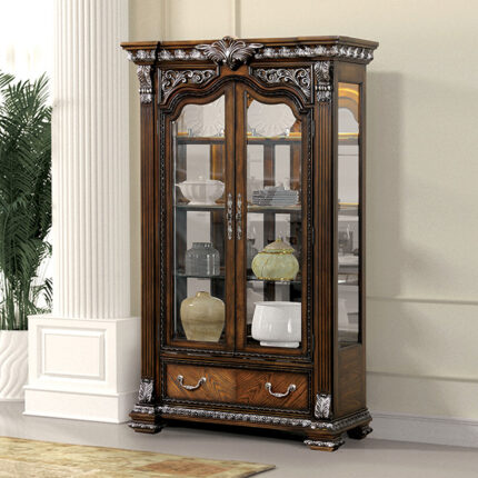 Promenade Curio Cabinet - Furniture of America product image