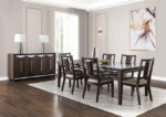 9 Pc Dining Table Set - Furniture of America product image