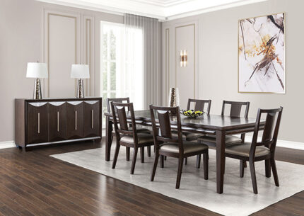 9 Pc Dining Table Set - Furniture of America product image