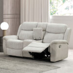 Sandbach Manual Reclining Loveseat With Console - Furniture of America product image