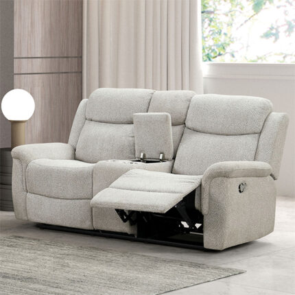 Sandbach Manual Reclining Loveseat With Console - Furniture of America product image