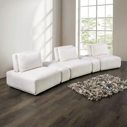 Stavanger Curved 3-Seater - Furniture of America product image