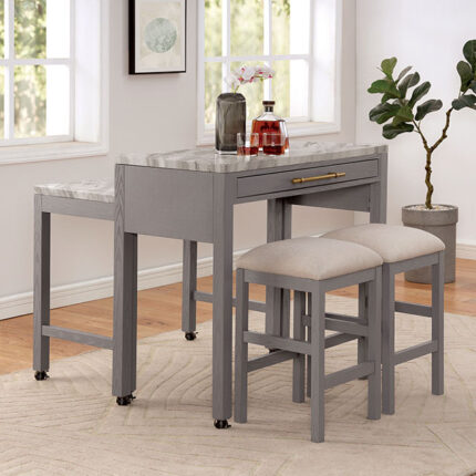 5 Pc Counter Ht Table Set - Furniture of America product image