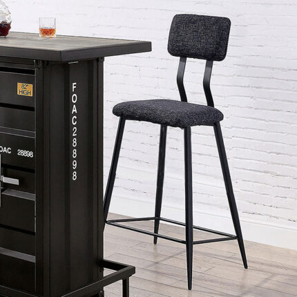 Dicarda Bar Ht. Chair (2/CTN) - Furniture of America product image