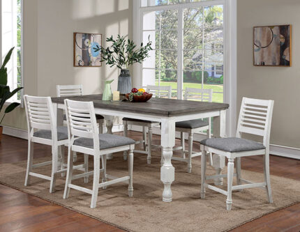 7 Pc Counter Ht Table Set - Furniture of America product image