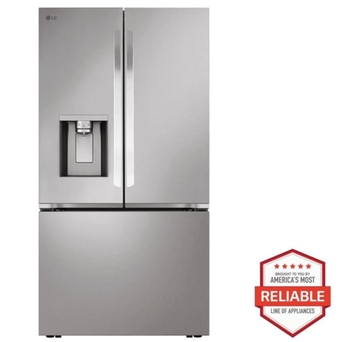LG 26 cu. ft. Counter-Depth MAX, French Door Refrigerator, with Craft Ice product image
