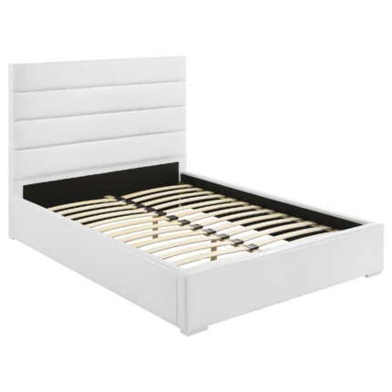Felicity 53-inch Upholstered Twin Platform Bed White product image