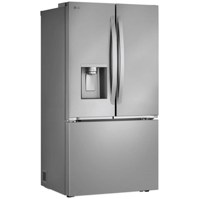 LG 26 cu. ft. Counter-Depth MAX, French Door Refrigerator, with Craft Ice angled products