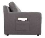 Waylon 145.5"W Gray Linen 7-Seater U-Shape Sectional Sofa Chaise with Pocket product image