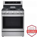 5.8 cu ft. Smart Wi-Fi Enabled True Convection InstaView Gas Range with Air Fry product image