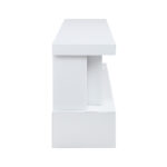 Spencer 71"W White Finish TV Stand with Fireplace and Speaker product image