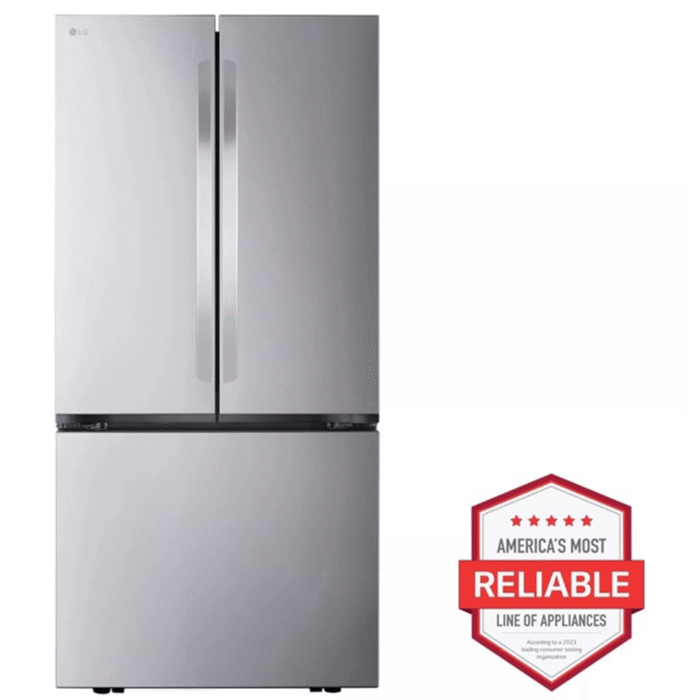 LG 21 cu. ft., 3-Door French Door, Counter-Depth MAX Refrigerator LF21G6200S product image