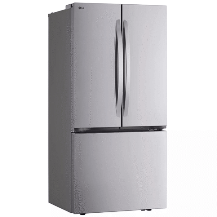 LG 21 cu. ft., 3-Door French Door, Counter-Depth MAX Refrigerator LF21G6200S angled product image