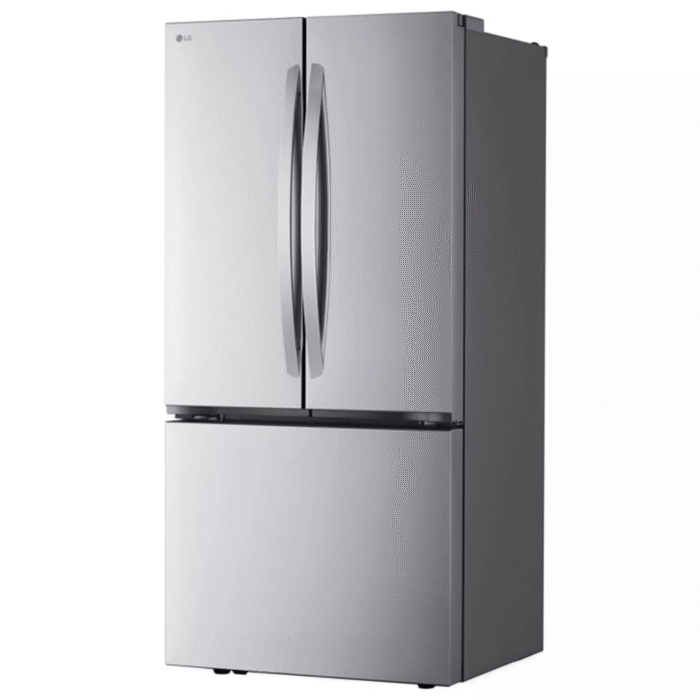 LG 21 cu. ft., 3-Door French Door, Counter-Depth MAX Refrigerator LF21G6200S angled product image