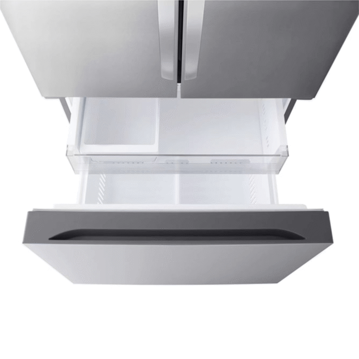 LG 21 cu. ft., 3-Door French Door, Counter-Depth MAX Refrigerator LF21G6200S freezer open product image