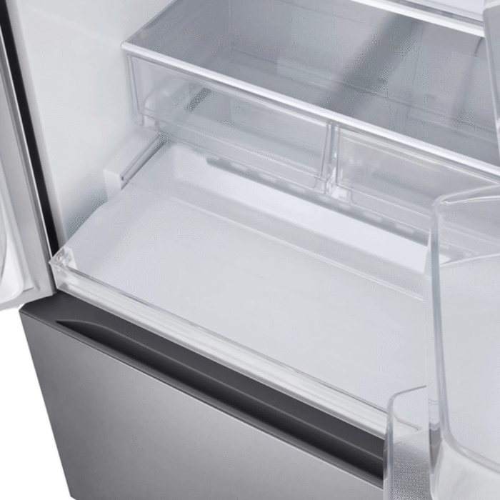 LG 21 cu. ft., 3-Door French Door, Counter-Depth MAX Refrigerator LF21G6200S detail close up product image