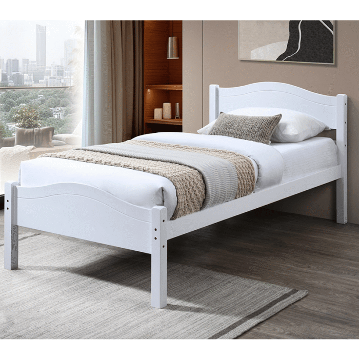 Oakland Twin Bed in White By Casa Blanca Furniture product image
