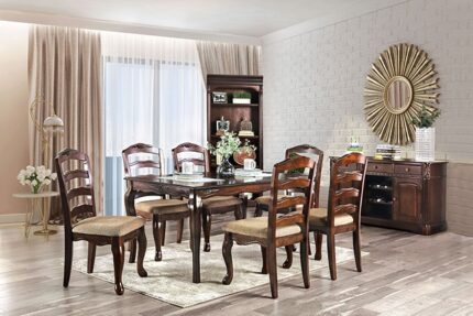 7 Pc Dining Table Set - Furniture of America product image