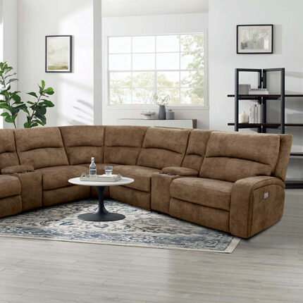 Apostolos Power Sectional - Furniture of America product image