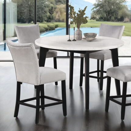 Sabro Round Counter Ht. Table - Furniture of America product image