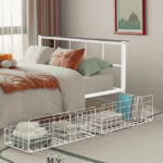 Nicoli Queen Metal Bed With Underbed Storage - Furniture of America product image