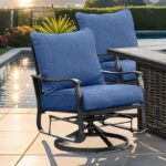 Segovia Swivel Glider Arm Chair (2/CTN) - Furniture of America product image