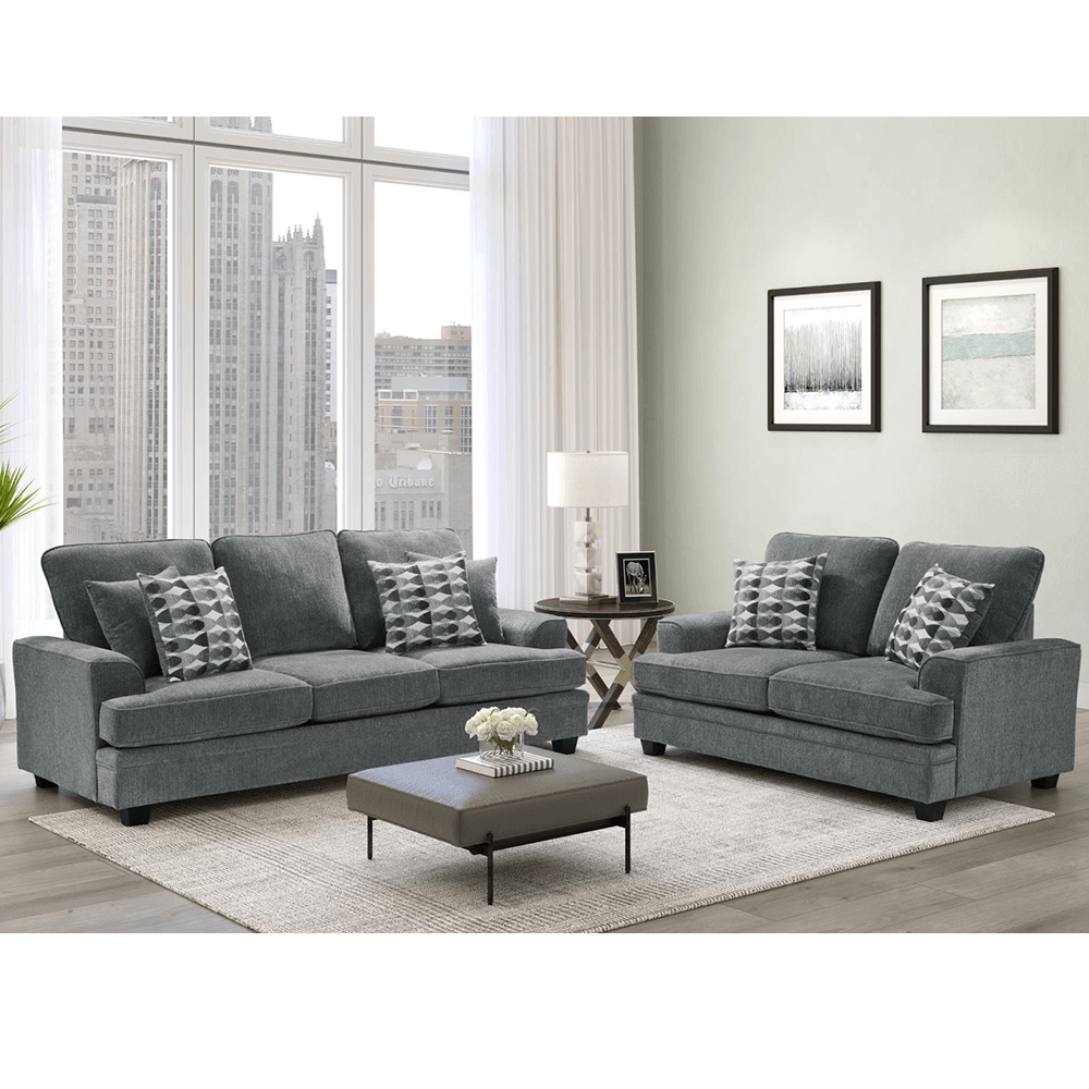 Grady Sofa and Loveseat Set By Home Source Designs