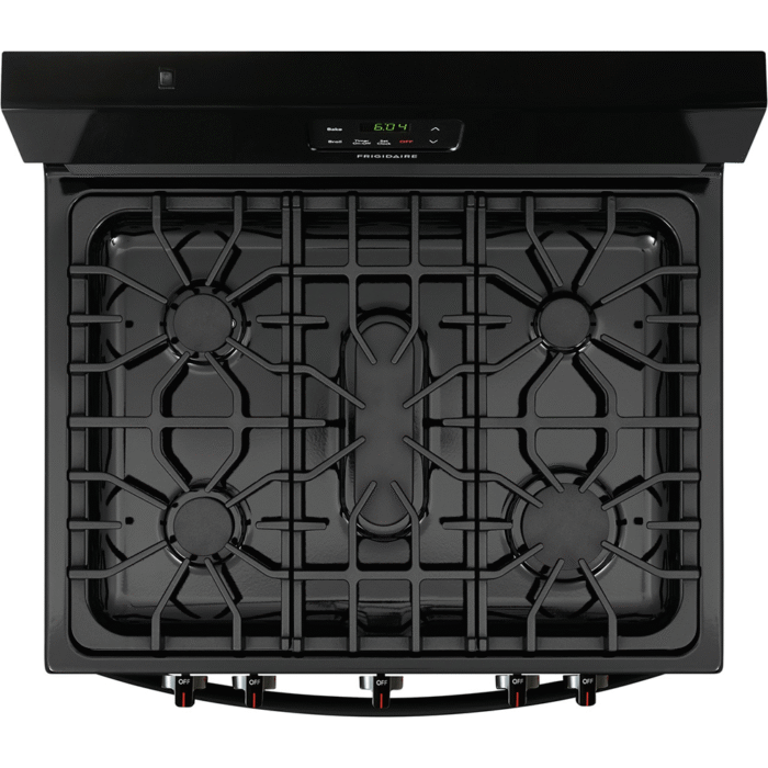 FCRG3052AB Frigidaire 30" Gas Range in Black top view product image