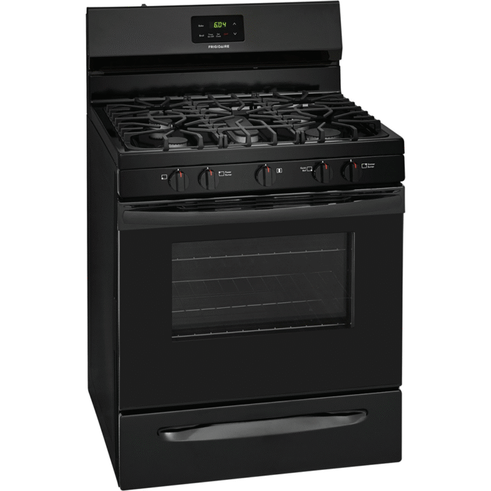 FCRG3052AB Frigidaire 30" Gas Range in Black angled product image