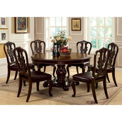 7 Pc Dining Table Set - Furniture of America product image