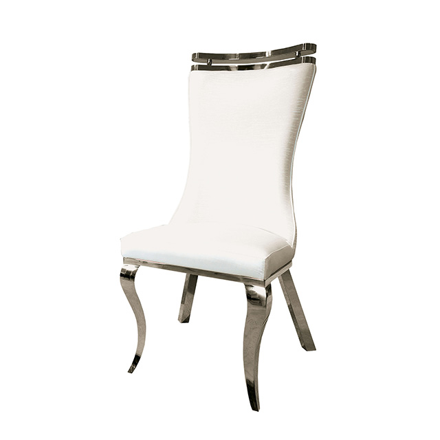 Palazzo Silver Chair (2/CTN) - Furniture of America product image
